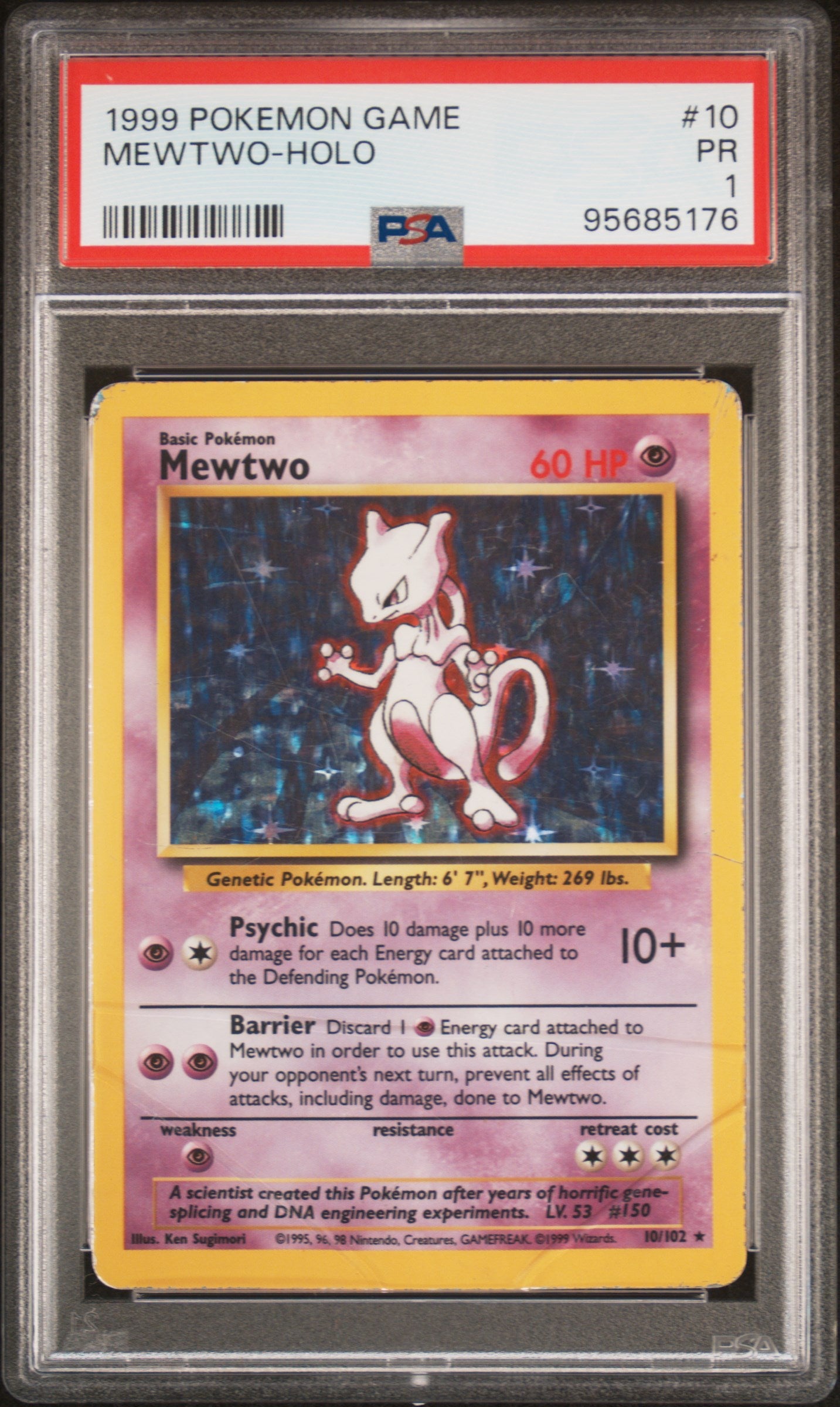 PSA 1 MEWTWO-HOLO