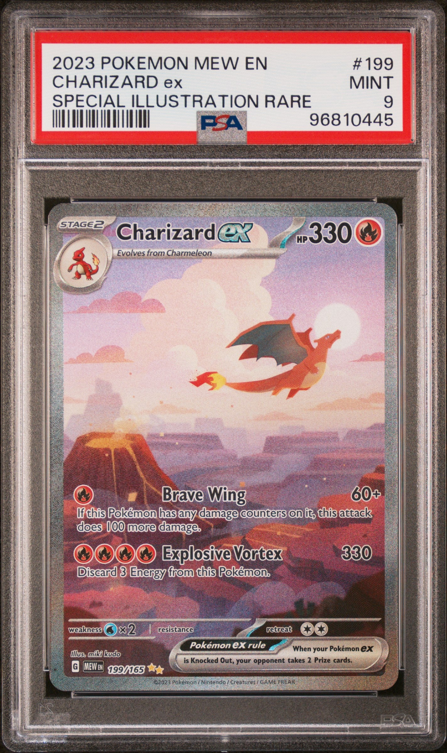 PSA 9 CHARIZARD EX