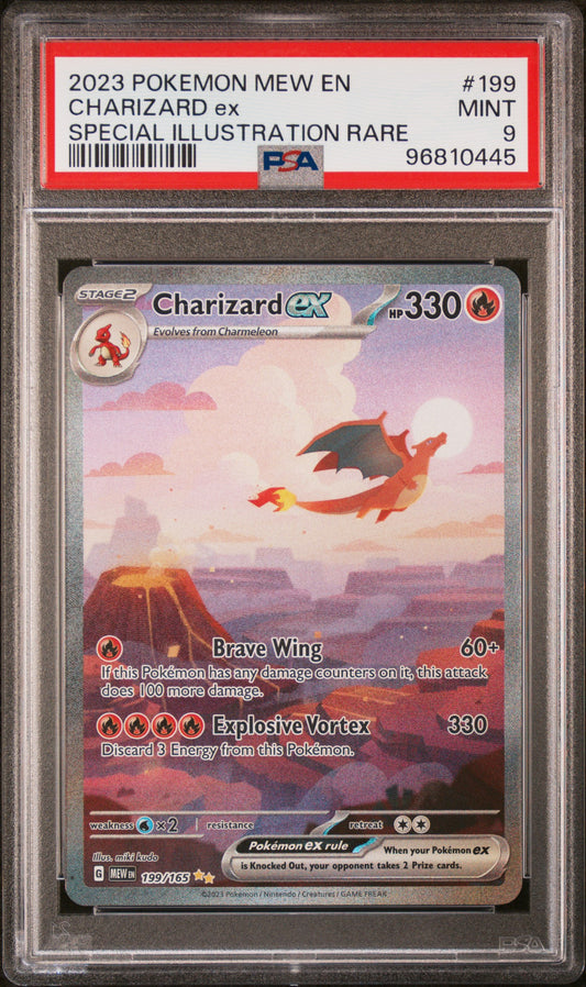 PSA 9 CHARIZARD EX