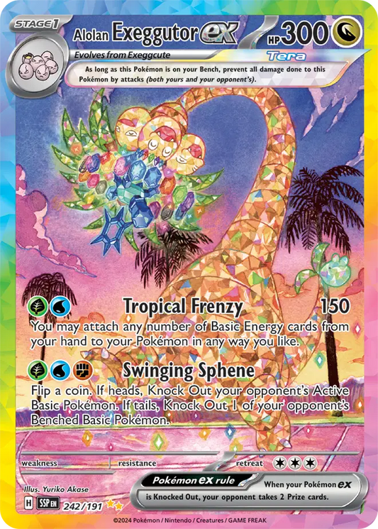 Alolan Exeggutor ex 242/191 - Special Illustration Rare