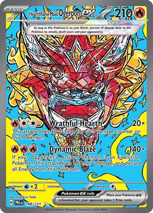 Hearthflame Mask Ogerpon ex 148/131 - Special Illustration Rare